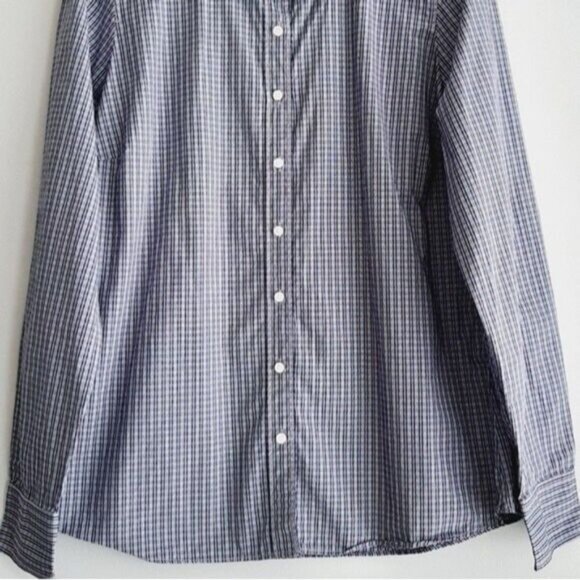J. CREW x Haberdashery Button Down Dress Shirt Plaid Mens Sz L - Picture 4 of 7